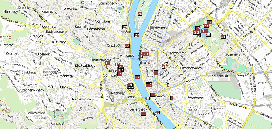 Reiseführer Budapest | Fotos und Stadtplan und Reiseführer Budapest