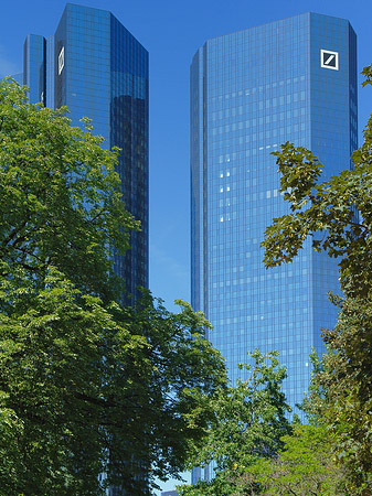 Foto Deutsche Bank mit Bäumen