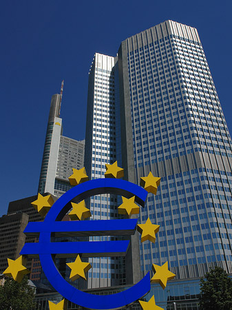 Eurozeichen mit Eurotower