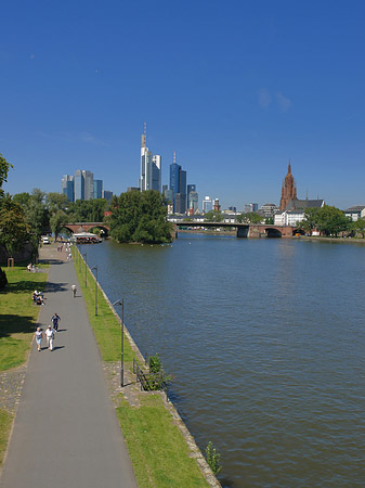 Skyline von Frankfurt Foto 