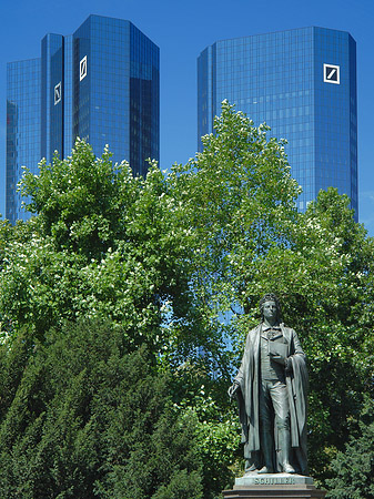 Fotos Schiller und Deutsche Bank | Frankfurt am Main