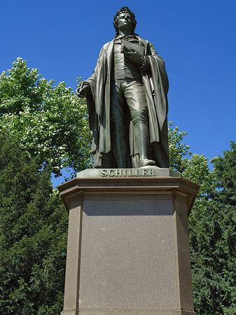 Foto Statue von Schiller