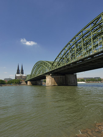 Foto Hohenzollernbrücke am Kölner Dom - Köln