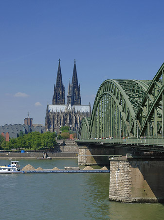 Hohenzollernbrücke am Kölner Dom