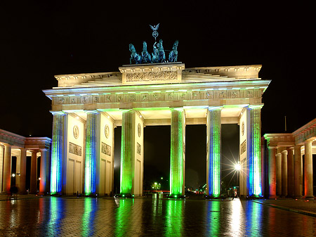 Foto Brandenburger Tor bei Nacht - Berlin