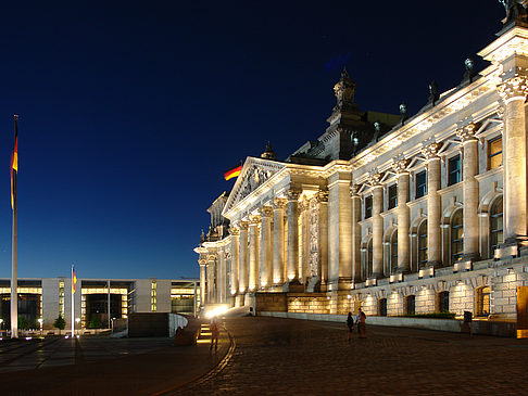 Foto Reichstag bei Nacht