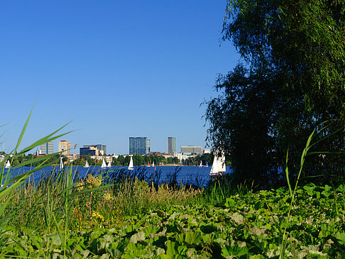 Foto Blick nach Osten von der Außenalster