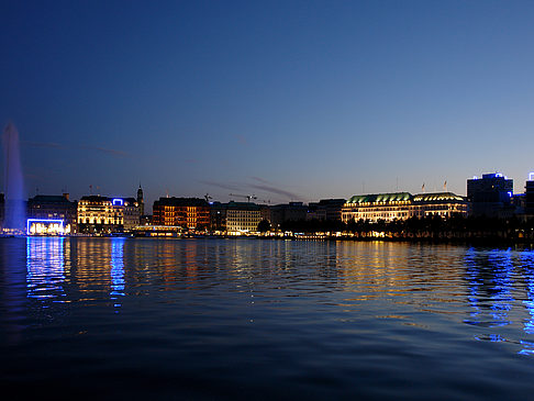 Foto Binnenalster am Abend