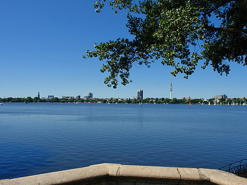 Brücke an der Binnenalster Foto 