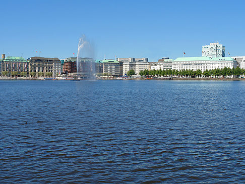 Foto Fontäne auf der Binnenalster