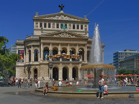 Alte Oper mit Opernplatz Foto 