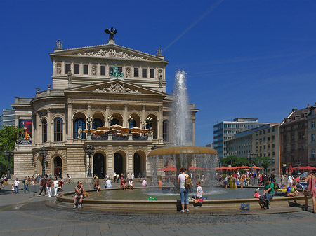 Alte Oper mit Opernplatz Foto 