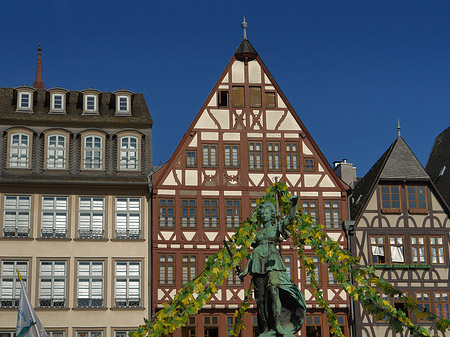 Foto Gerechtigkeitsbrunnen auf dem Römerberg - Frankfurt am Main