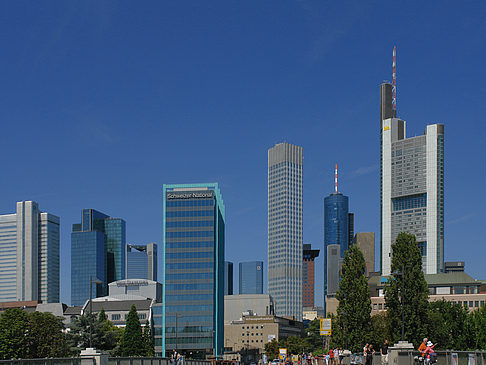 Skyline von Frankfurt Fotos