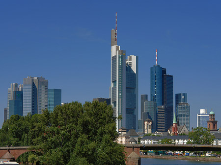 Skyline von Frankfurt Foto 