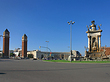 Foto Monumentaler Brunnen im Kreisverkehr - Barcelona