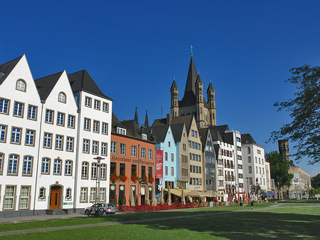 Foto Groß St Martin hinter Fischmarkt