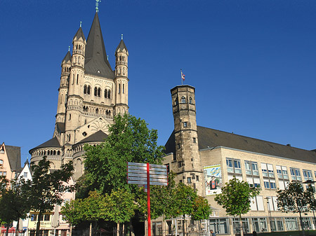 Schild vor Groß St.Martin Foto 