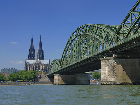 Hohenzollernbrücke am Kölner Dom