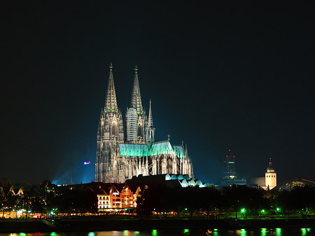 Foto Kölner Dom bei Nacht